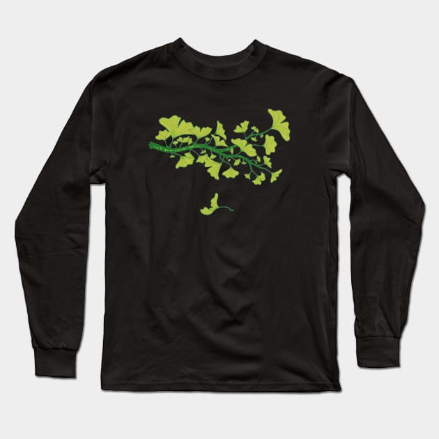 Ginkgo Long Sleeve T-Shirt by koifish